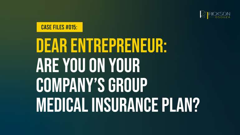 Dear Entrepreneur: Are You on Your Company’s Group Medical Insurance Plan?